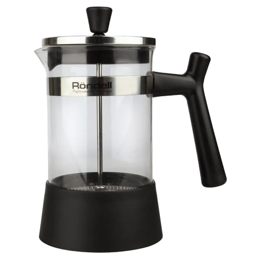 Френч-пресс Rondell RDS-426, 0,6л, Чёрный