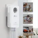 Powerline Adapter  TP-LINK TL-WPA8631P, AV1300, 1300 Mbps, Alb