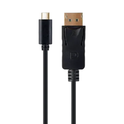 Cablu Video Cablexpert A-CM-DPM-01, USB Type-C (M) - DisplayPort (M), 2 m, Negru