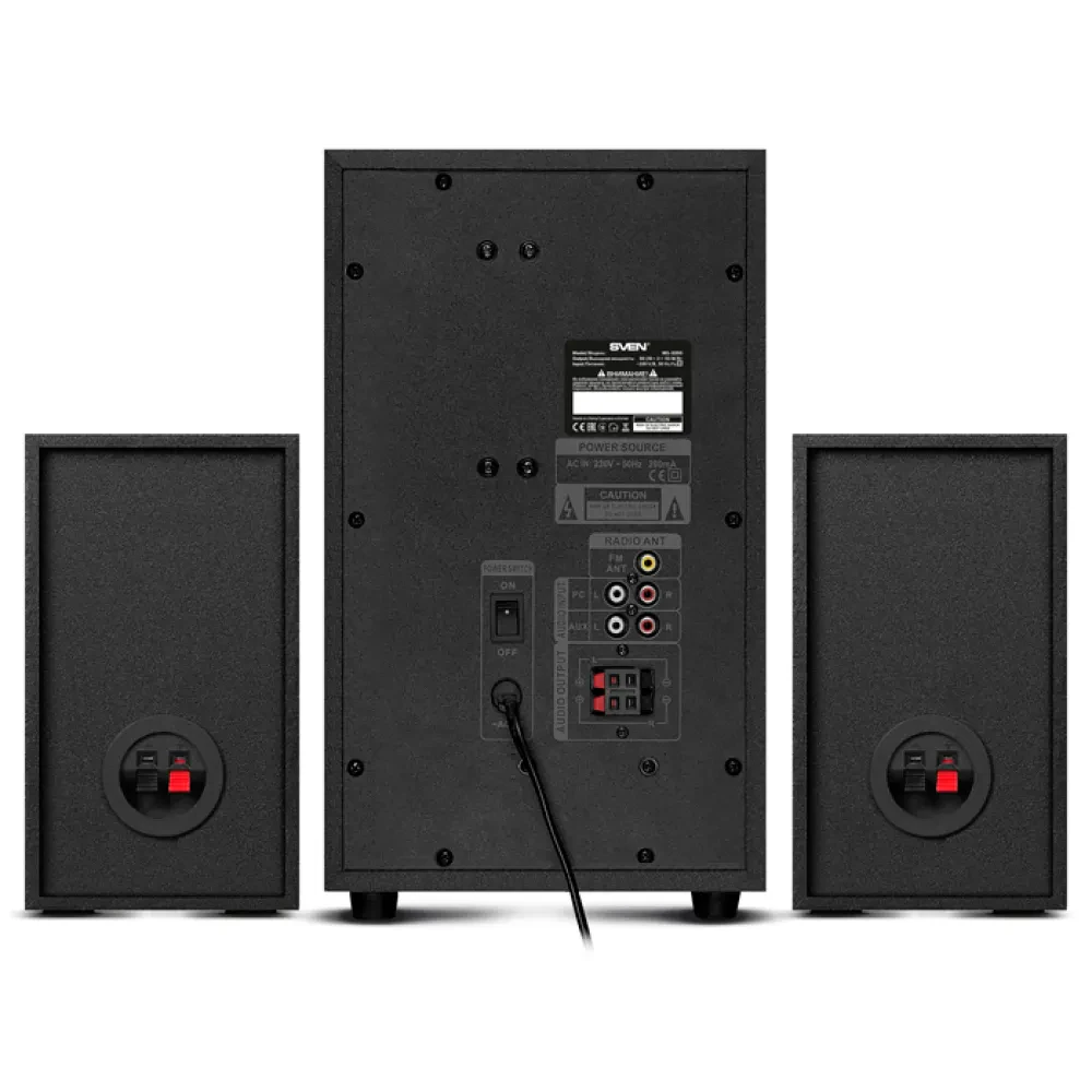 Компьютерные колонки 2.1 SVEN MS-2250, Чёрный