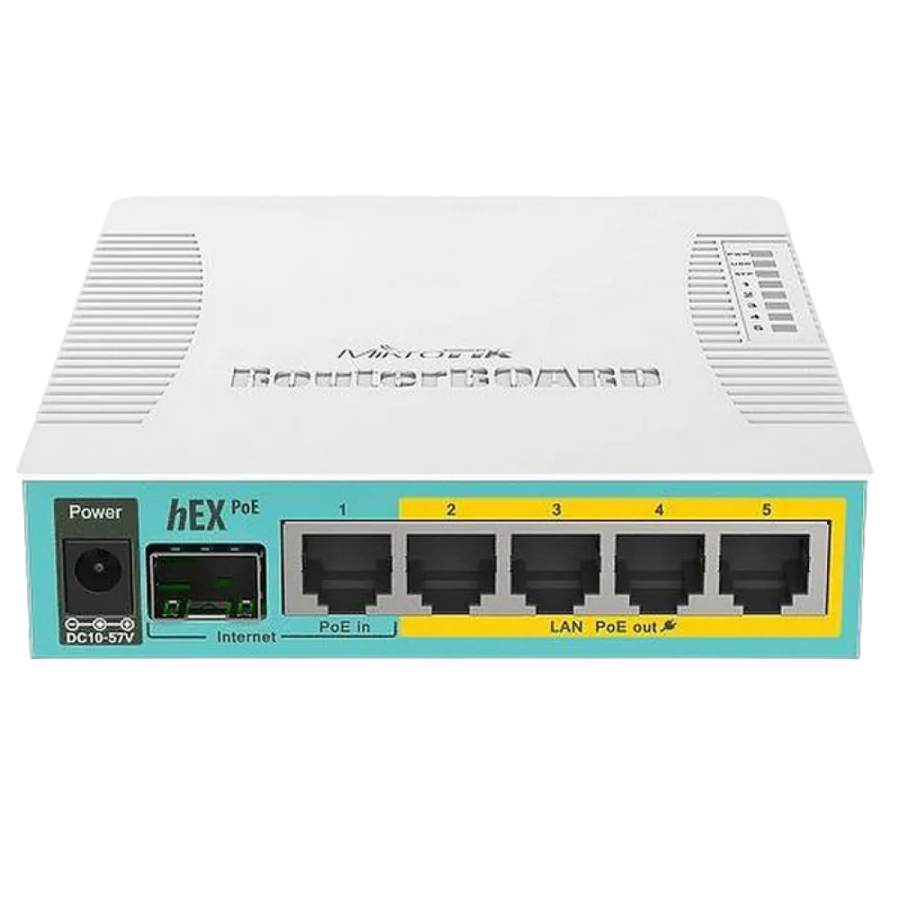 Router MikroTik hEX PoE, Alb
