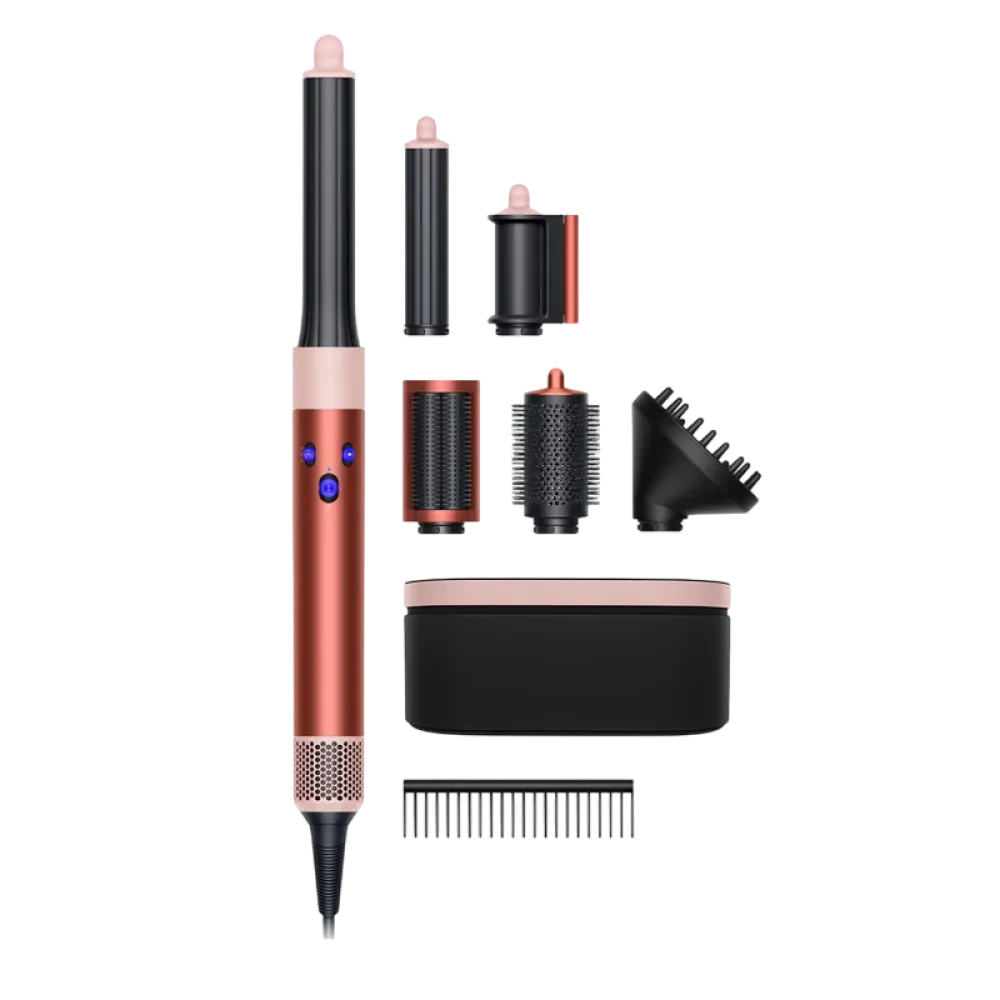 Styler Dyson HS05 Airwrap Complete Long Volumise, 1300W, Strawberry Bronze | Blush Pink