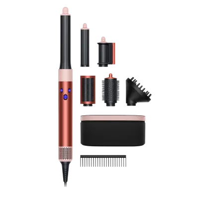 Styler Dyson HS05 Airwrap Complete Long Volumise, 1300W, Strawberry Bronze | Blush Pink