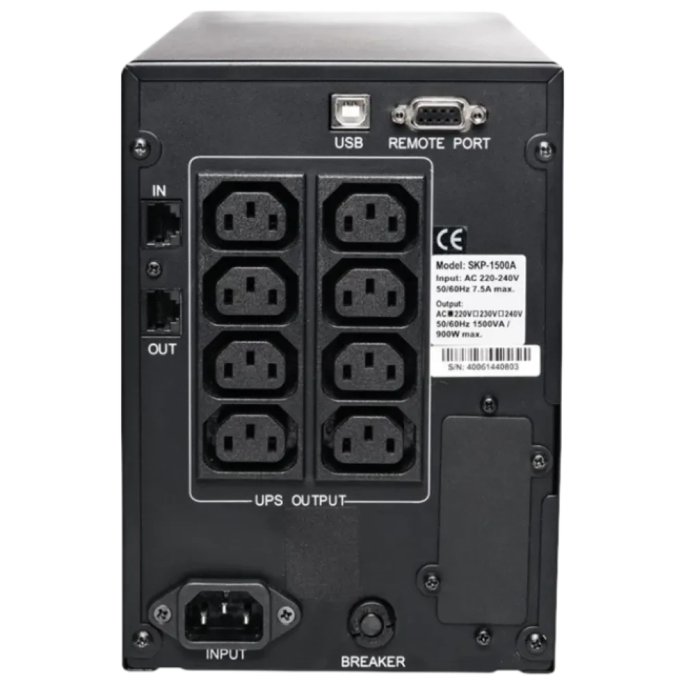 Sursă de alimentare neîntreruptibilă PCM SPT-1000, Linear-interactiv, 1000VA, Turn