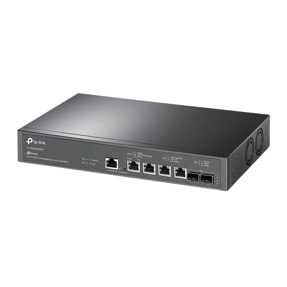 Сетевой коммутатор MERCUSYS TL-SX3206HPP, 802.3bt/at/af PoE+ 
