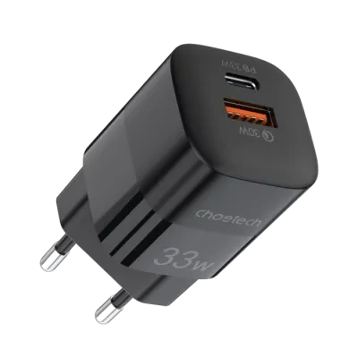 Зарядное устройство Choetech PD5006-BK, 33Вт, Чёрный