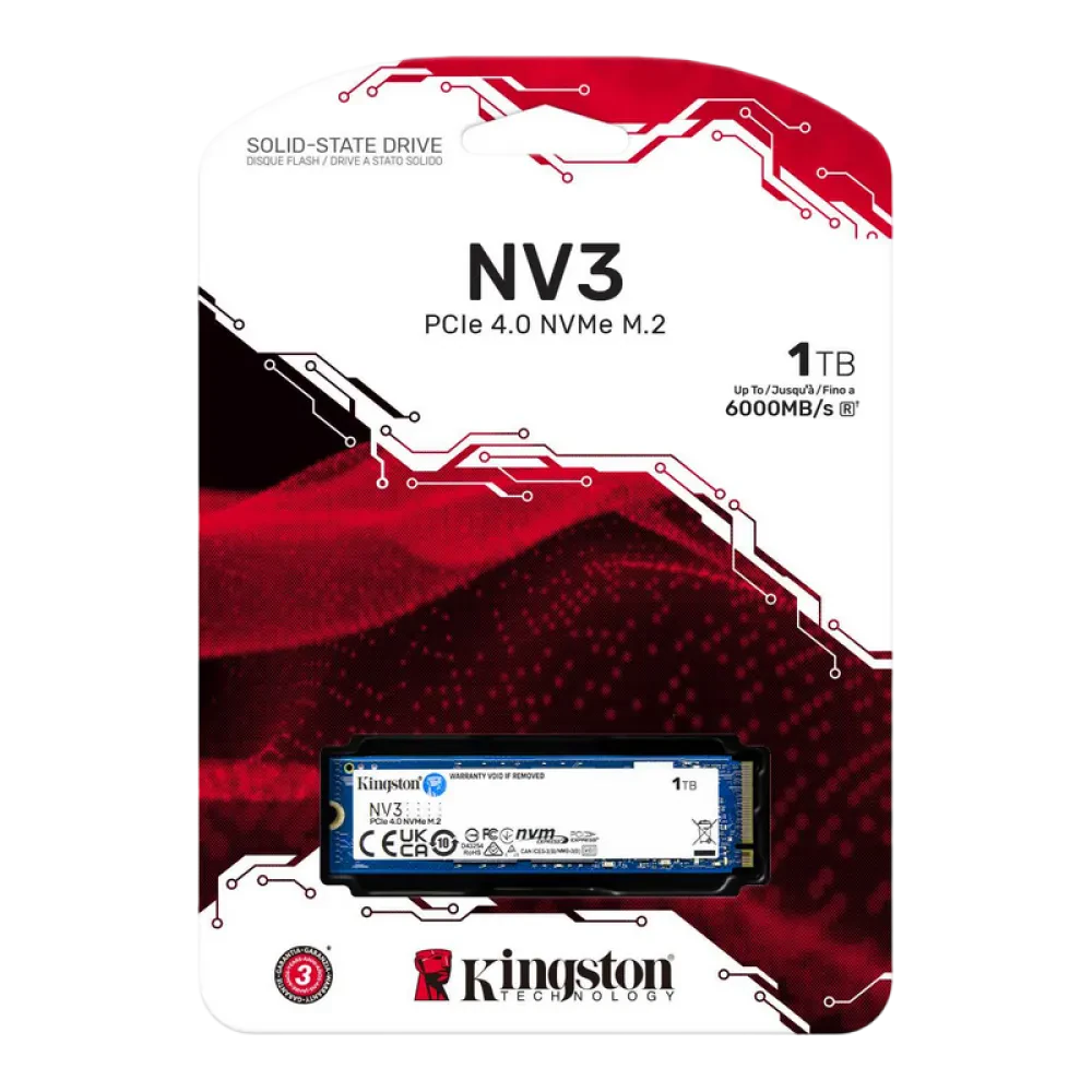 Unitate SSD Kingston NV3, 1024GB, SNV3S/1000G