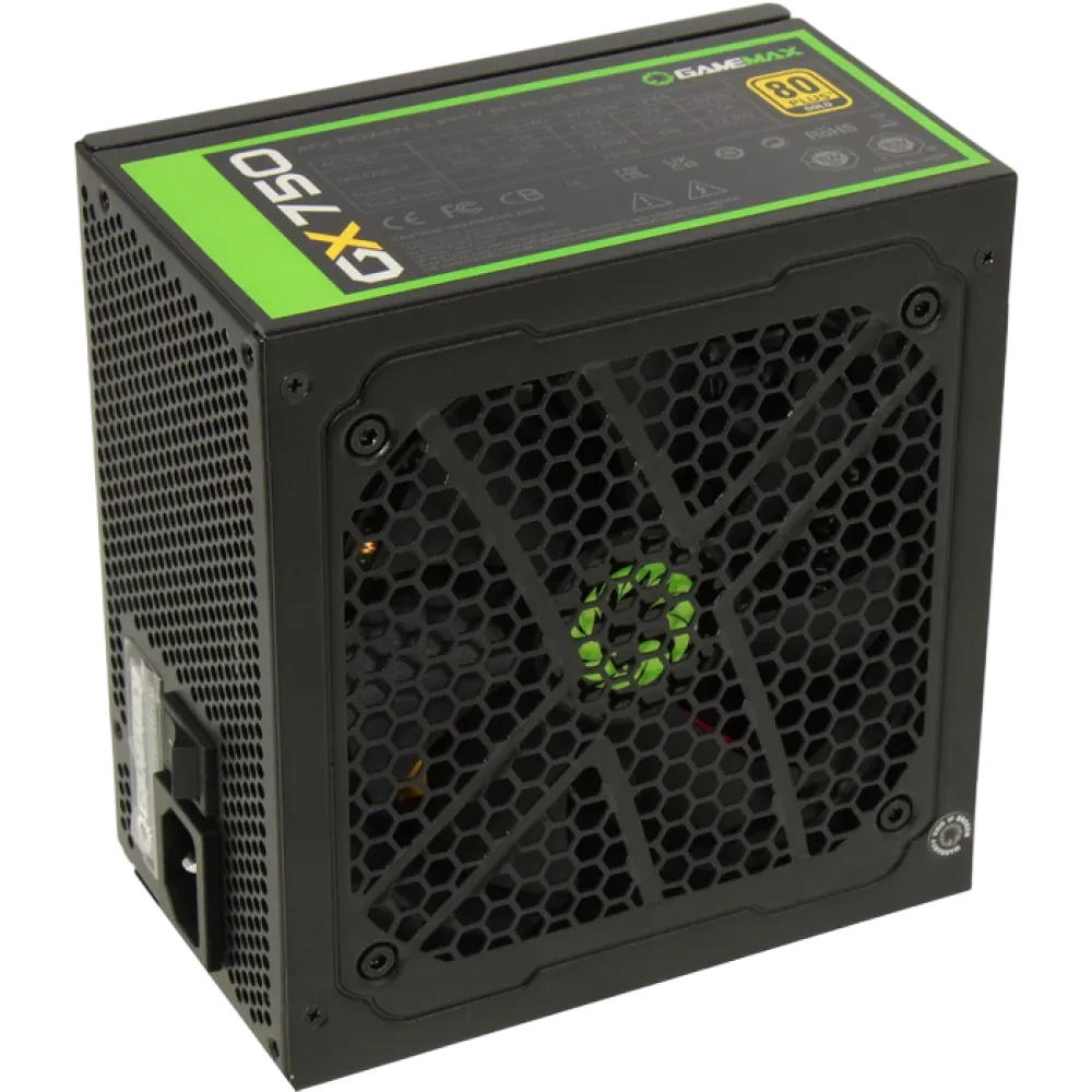 Блок питания для компьютеров Gamemax GX-750, 750Вт, ATX, Полностью модульный