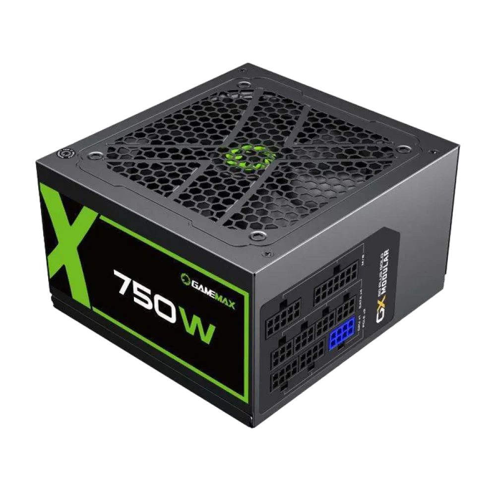Блок питания для компьютеров Gamemax GX-750, 750Вт, ATX, Полностью модульный