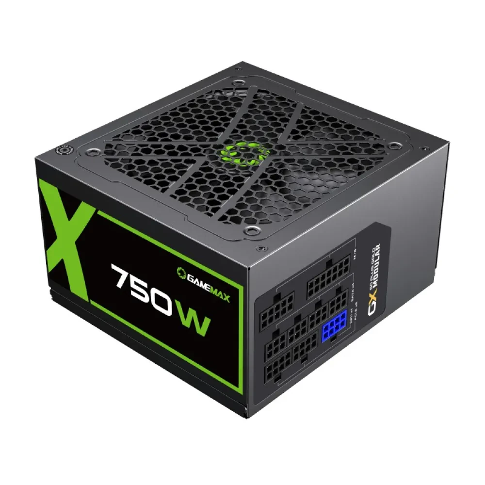 Блок питания для компьютеров Gamemax GX-750, 750Вт, ATX, Полностью модульный