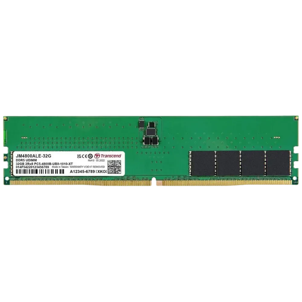 Оперативная память Transcend JetRam, DDR5 SDRAM, 4800 МГц, 32 Гб, JM4800ALE-32G