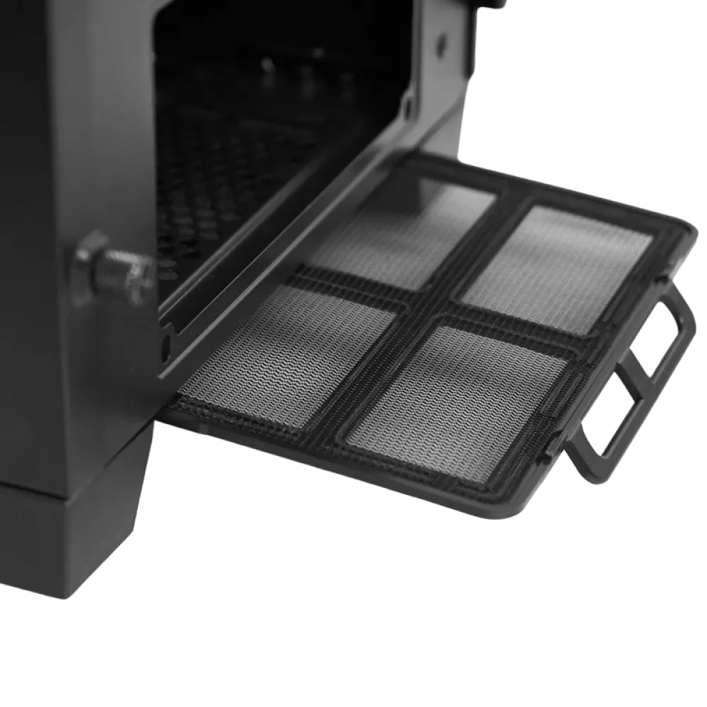 Компьютерный корпус Chieftec GA-01B-Q-OP, Mini-Tower, Без блока питания, Чёрный