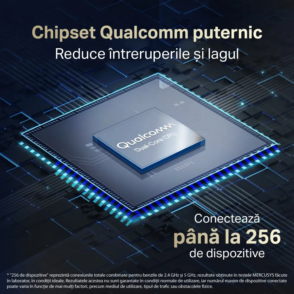 Беспроводной маршрутизатор MERCUSYS MR80X, Чёрный