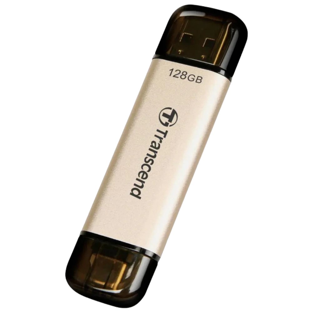 USB Flash накопитель Transcend JetFlash 930C, 128Гб, Золотистый