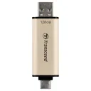 USB Flash накопитель Transcend JetFlash 930C, 128Гб, Золотистый