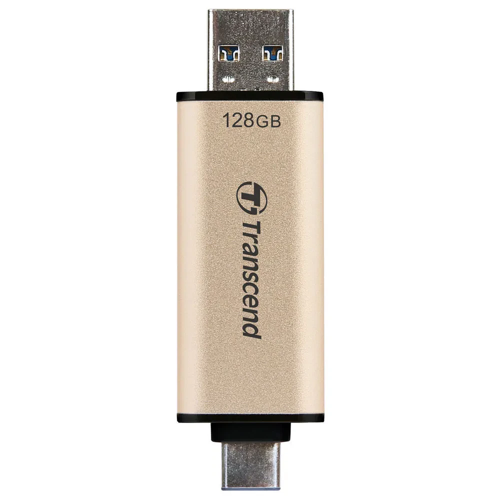 USB Flash накопитель Transcend JetFlash 930C, 128Гб, Золотистый