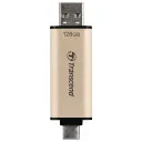 USB Flash накопитель Transcend JetFlash 930C, 128Гб, Золотистый