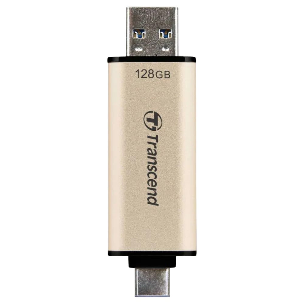 USB Flash накопитель Transcend JetFlash 930C, 128Гб, Золотистый
