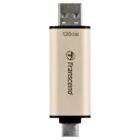 USB Flash накопитель Transcend JetFlash 930C, 128Гб, Золотистый