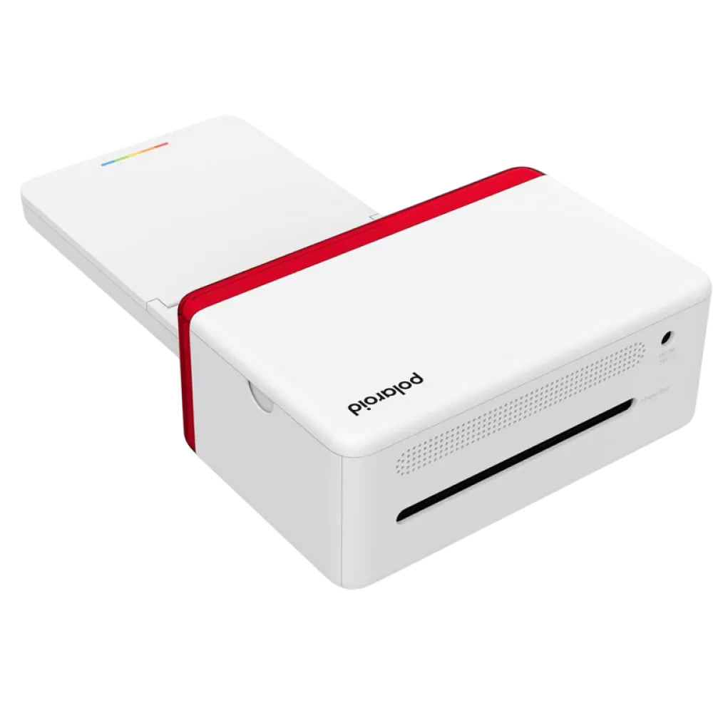 Фотопринтер Polaroid Everything Box Hi Print 4x6 + Paper cartridge, Белый | Красный