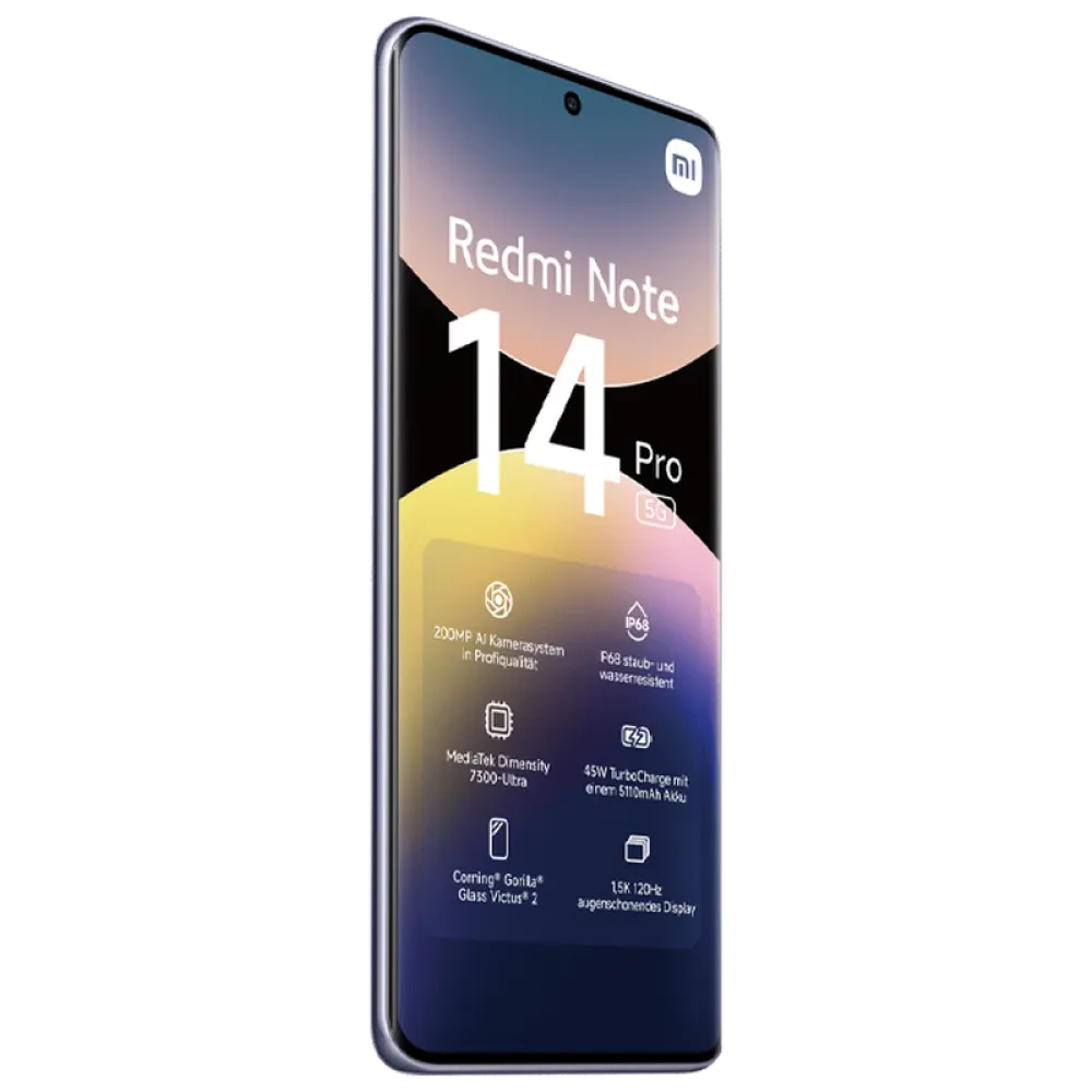 Смартфон Xiaomi Redmi Note 14 Pro 5G, 8Гб/256Гб, Lavender Purple