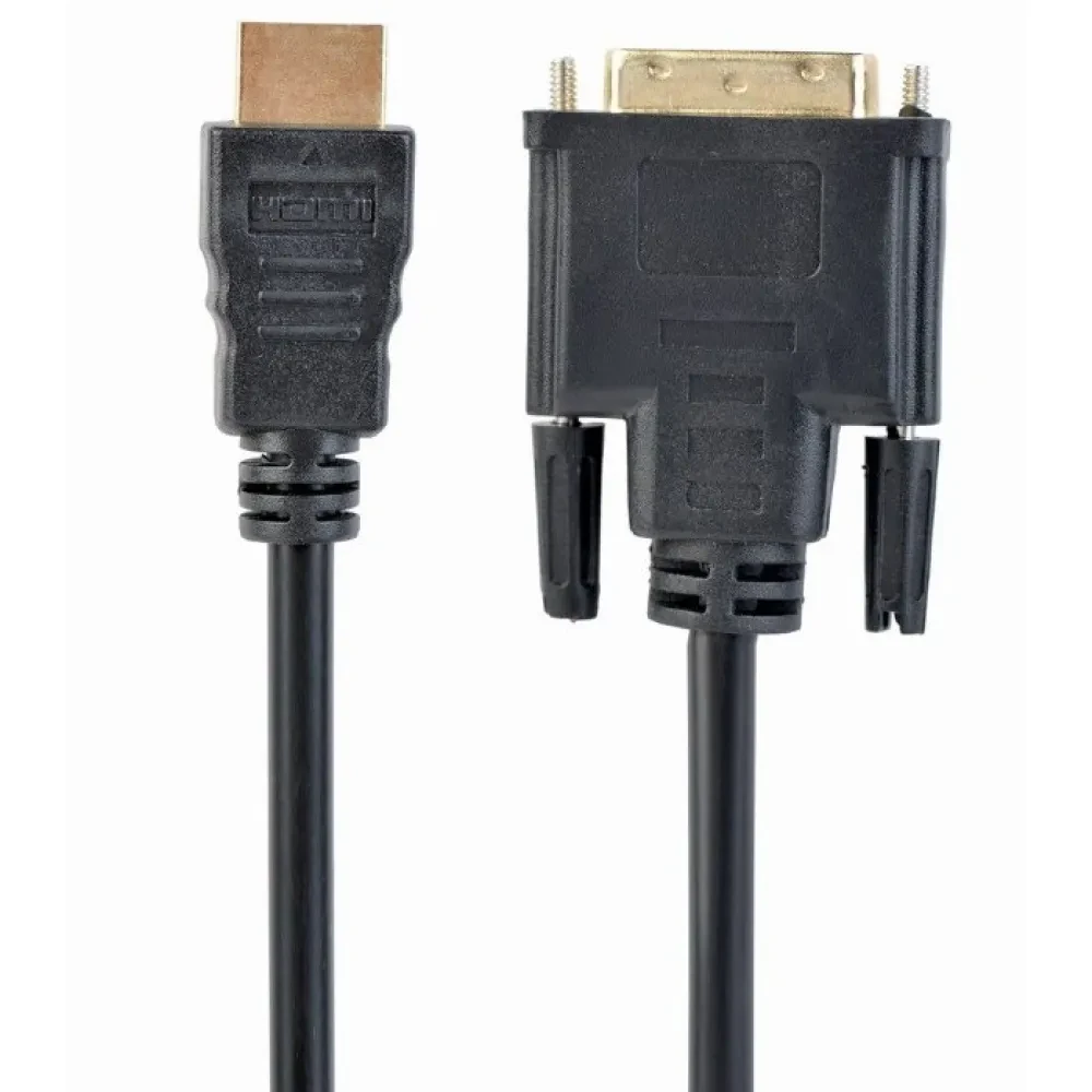Cablu Video Cablexpert CC-HDMI-DVI-7.5MC, HDMI (M) - DVI-I (M), 7,5m, Negru