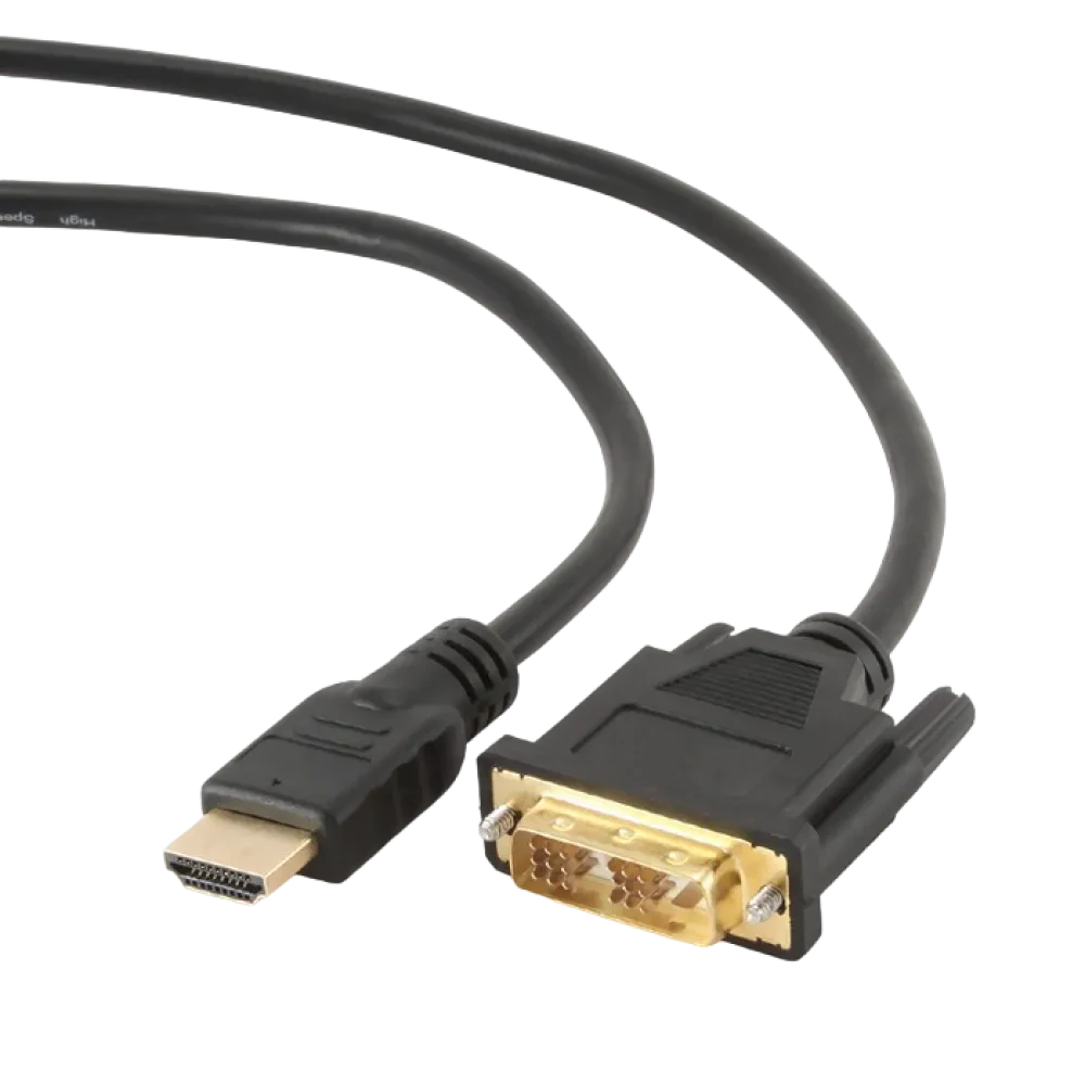 Cablu Video Cablexpert CC-HDMI-DVI-7.5MC, HDMI (M) - DVI-I (M), 7,5m, Negru