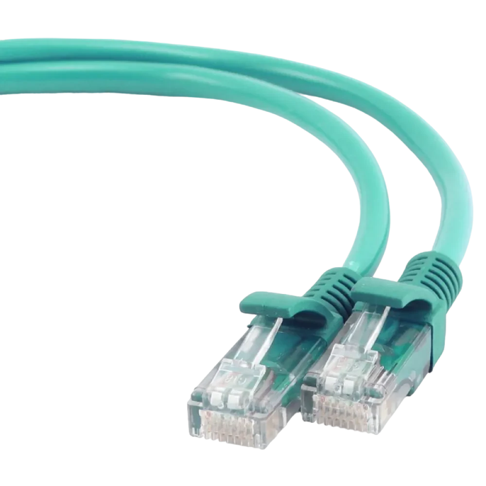 Патч-корд Cablexpert PP12-1.5M/G, CAT5e UTP, 1,5м, Зелёный