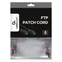 Patch cord Cablexpert PP6-0.25M/V, Cat6 FTP , 0,25m, Violet