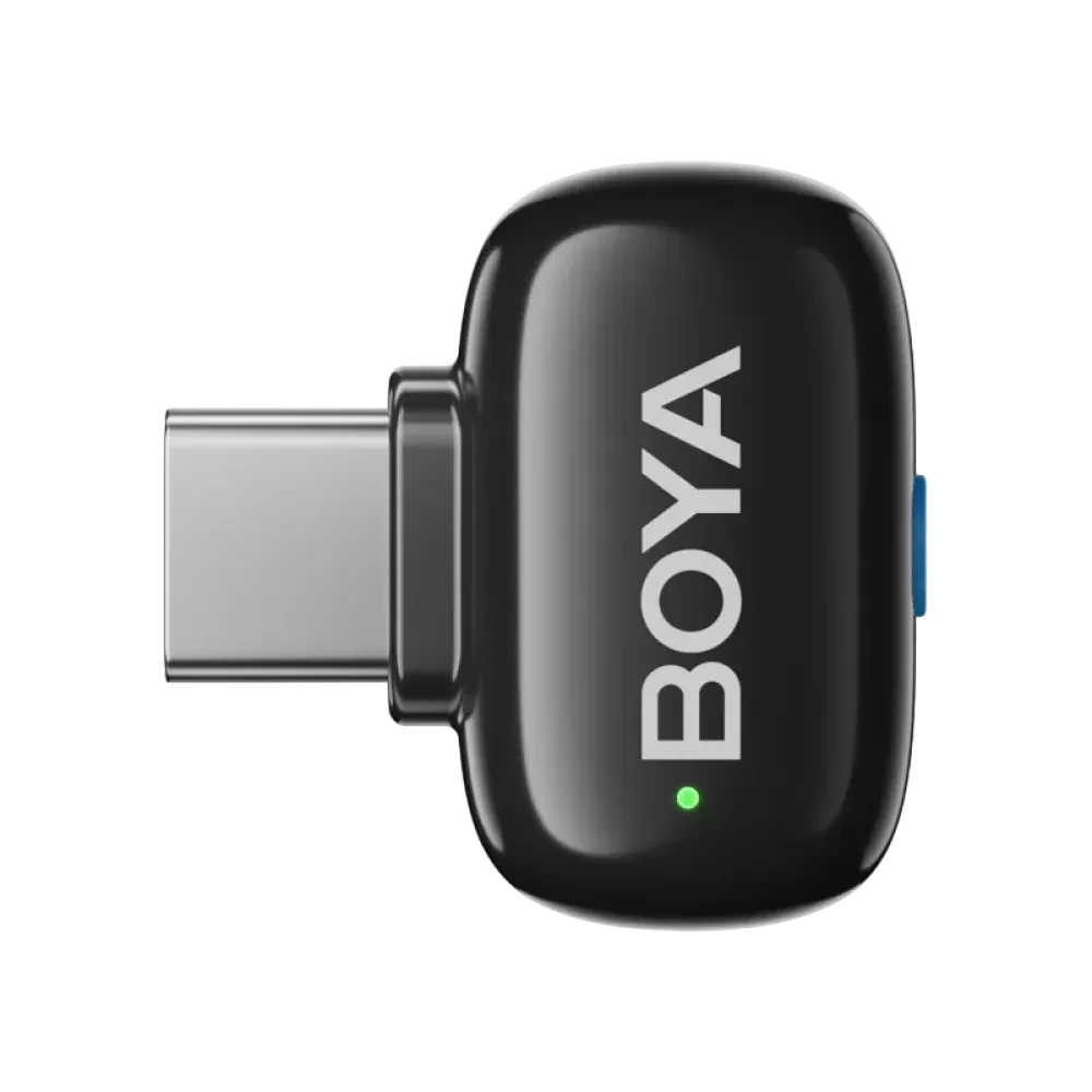 Портативный записывающий микрофон Boya BoyaMini-12, Беспроводной, Черный