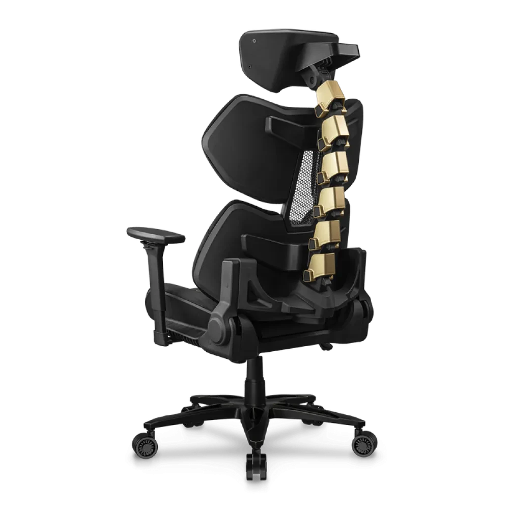 Scaun Gaming Cougar Terminator Elite, PU Piele, Negru | Auriu