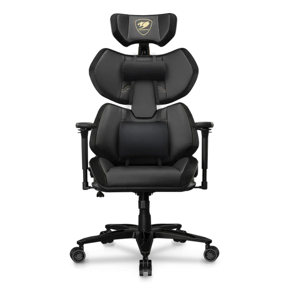 Scaun Gaming Cougar Terminator Elite, PU Piele, Negru | Auriu