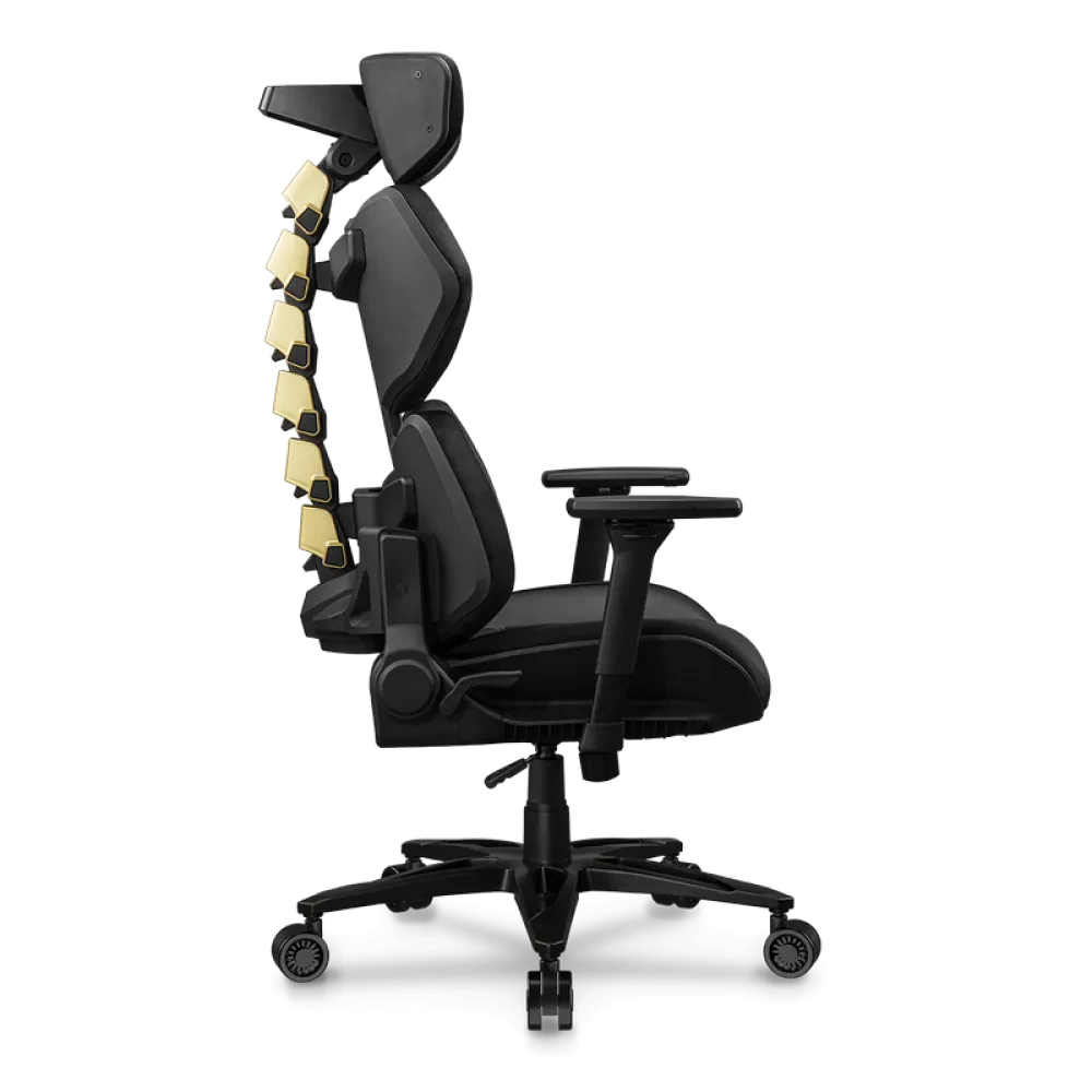 Scaun Gaming Cougar Terminator Elite, PU Piele, Negru | Auriu