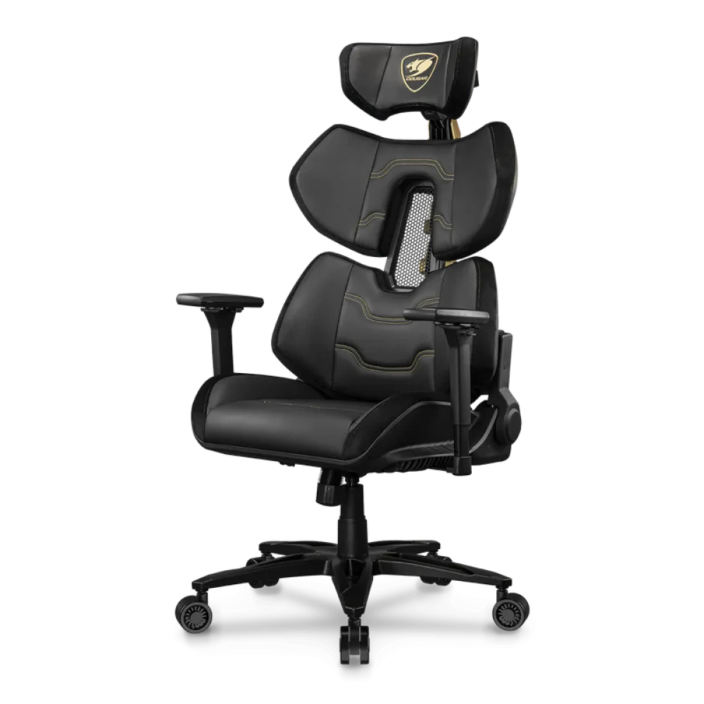 Scaun Gaming Cougar Terminator Elite, PU Piele, Negru | Auriu
