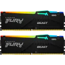 Оперативная память Kingston FURY Beast RGB, DDR5 SDRAM, 6000 МГц, 16Гб, KF560C30BBEAK2-16