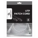 Патч-корд Cablexpert PP6U-0.5M, Cat6 UTP, 0,5м, Серый
