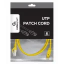 Патч-корд Cablexpert PP6U-0.5M/Y, Cat6 UTP, 0,5м, Жёлтый
