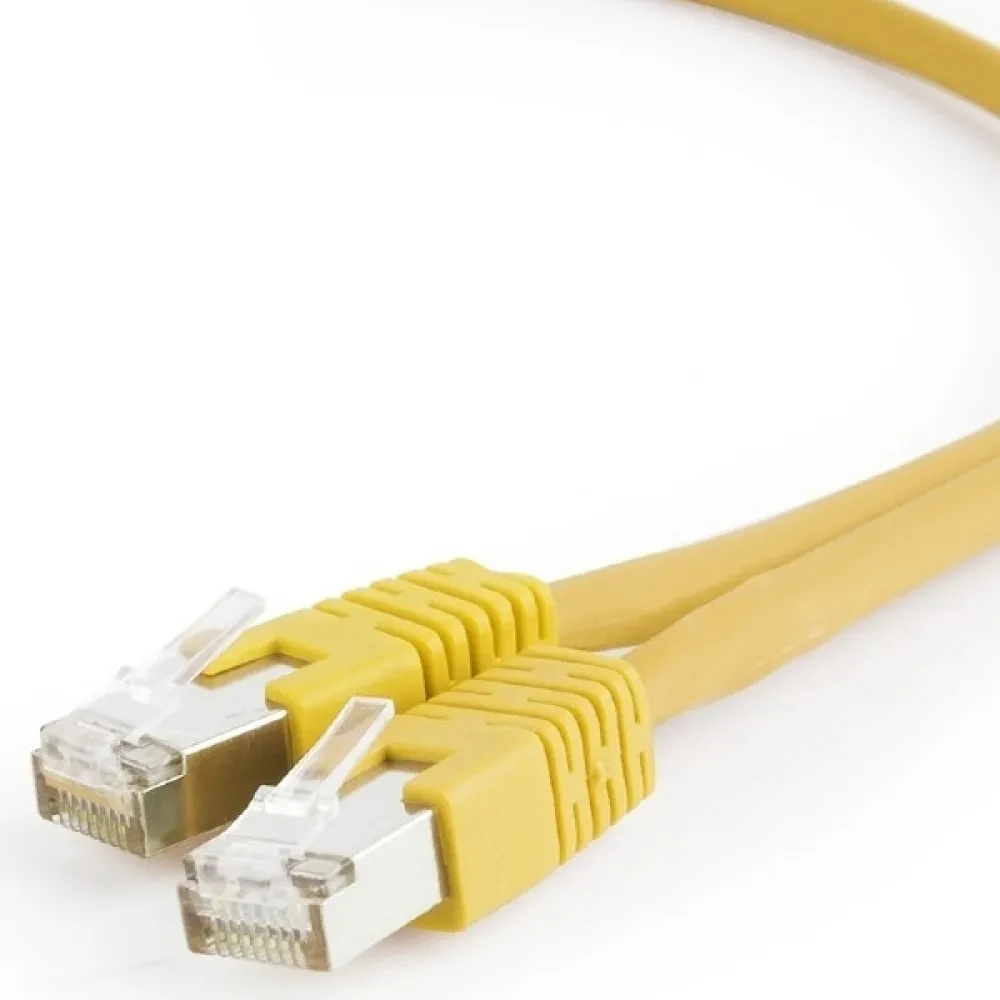 Патч-корд Cablexpert PP6U-0.5M/Y, Cat6 UTP, 0,5м, Жёлтый
