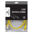 Патч-корд Cablexpert PP6U-0.5M/Y, Cat6 UTP, 0,5м, Жёлтый