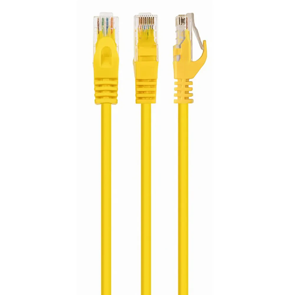 Патч-корд Cablexpert PP6U-0.5M/Y, Cat6 UTP, 0,5м, Жёлтый