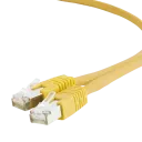 Патч-корд Cablexpert PP6U-1M/Y, Cat6 UTP, 1м, Жёлтый