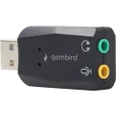 Звуковая карта Gembird SC-USB2.0-01, Чёрная