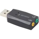 Звуковая карта Gembird SC-USB2.0-01, Чёрная