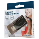 Звуковая карта Gembird SC-USB2.0-01, Чёрная