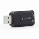 Звуковая карта Gembird SC-USB2.0-01, Чёрная