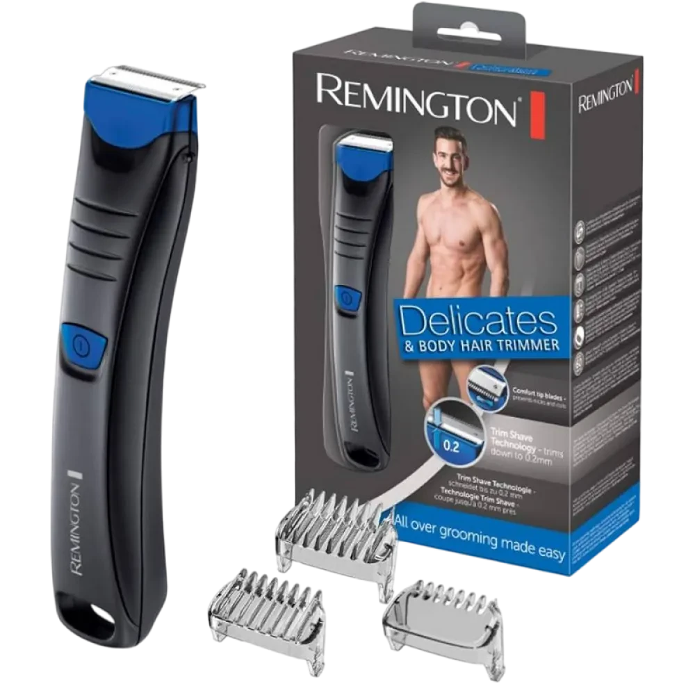 Trimmer pentru bărbați Remington BHT250, Negru | Albastru