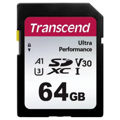 Карта памяти Transcend SDXC 340S, 64Гб (TS64GSDC340S)