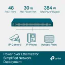 PoE коммутатор TP-LINK TL-SG3452P, 48x IEEE 802.3af/at