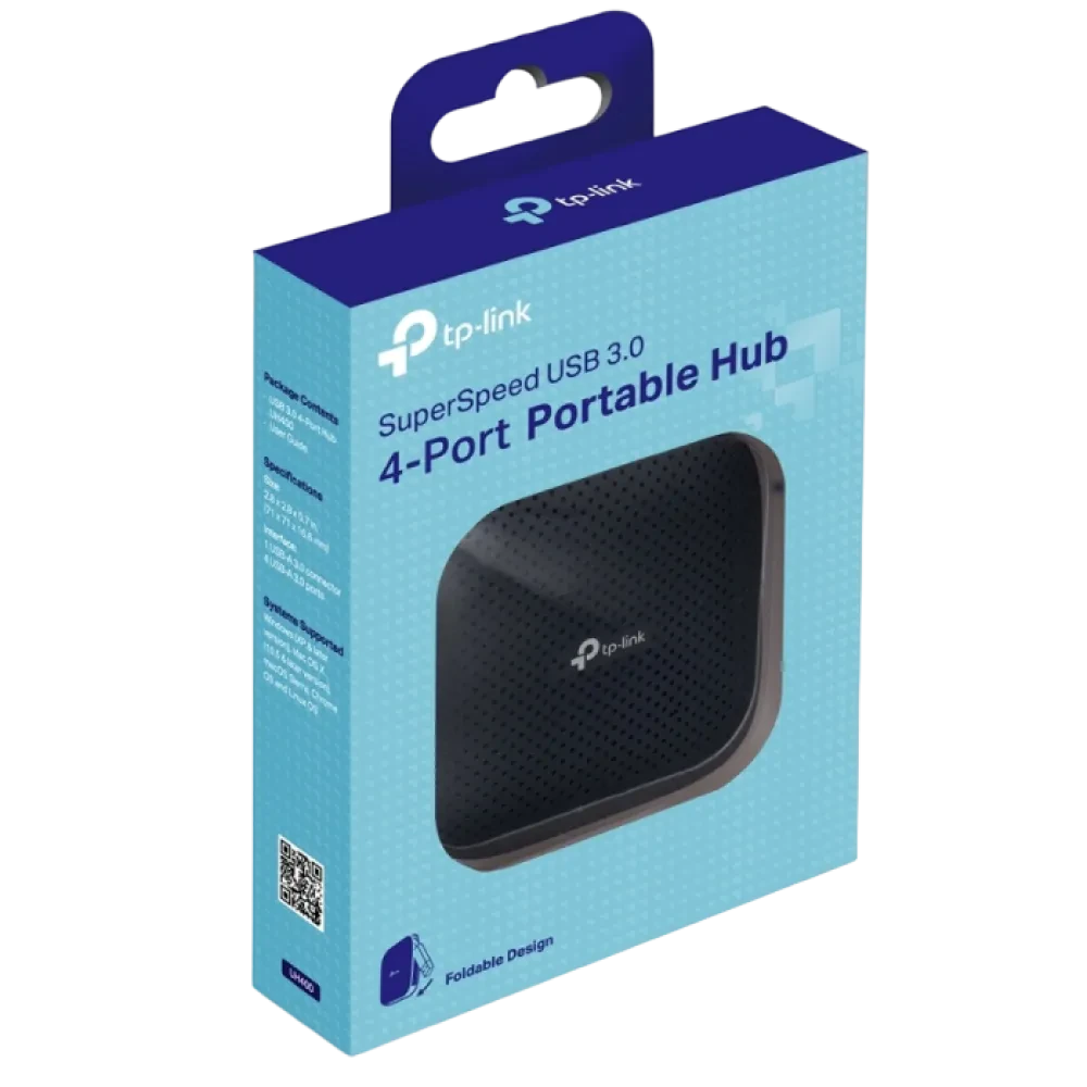 USB-концентратор TP-LINK UH400, Чёрный