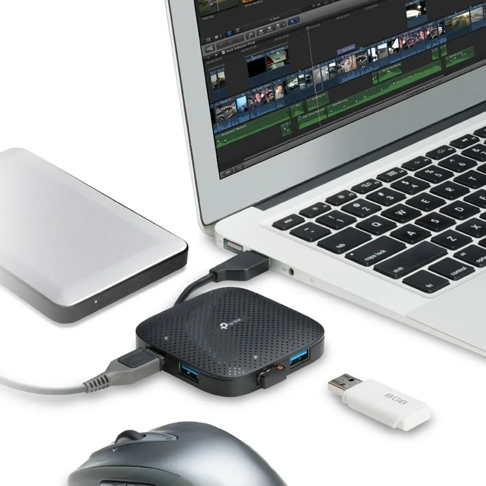 USB-концентратор TP-LINK UH400, Чёрный